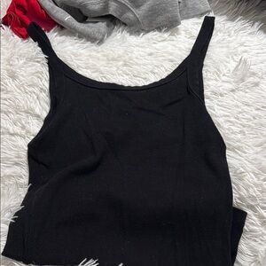 H&M Black Women's RibbedTank Top